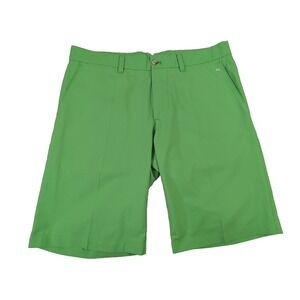 J Lindeberg Golf Shorts Mens 33 Green Performance Quick Dry Lightweight Casual